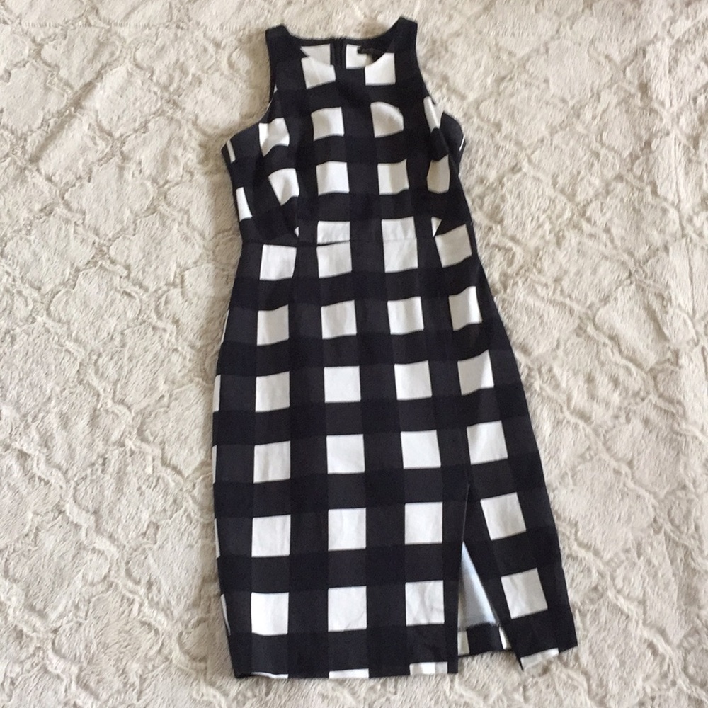 Banana Republic Gingham Sheath Dress * Size 4
